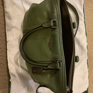 Green COACH authentic bag